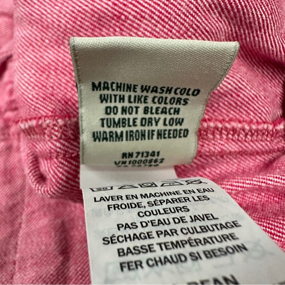 L.L.Bean pink cotton linen shorts Size 8 coastal summer beach vacation casual - Picture 10 of 10